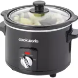 Cookworks 1.5L Slow Cooker Compact Size – Black Slow Cooker for Healthy Cooking - Image 4