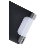 Lutec Try 8W LED Solar Wall Light – IP54 Waterproof, 500lm, Matt Black Outdoor Light - Image 5