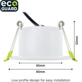 Integral EcoGuard IP65 Fire Rated Downlight – 5W LED, 3000K, Dimmable, 600 Lumens - Image 5