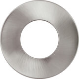 Luceco F-Type Downlight Bezel – Flat Brushed Steel Accessory - Image 3