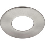 Luceco F-Type Downlight Bezel – Flat Brushed Steel Accessory - Image 2