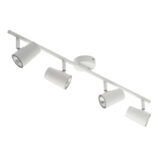 Harvey 4-Light LED Bar Spotlight in White – Adjustable Track Light - Image 3