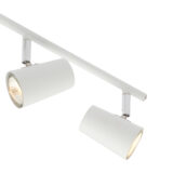 Harvey 4-Light LED Bar Spotlight in White – Adjustable Track Light - Image 4