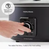 Morphy Richards 6.5L Black Slow Cooker with Easy Time Function - Image 4