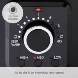 Morphy Richards 6.5L Black Slow Cooker with Easy Time Function - Image 5