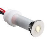 Sensio Specto IP44 LED Plinth Light – 24V Warm White Round (8 Lumen) - Image 4